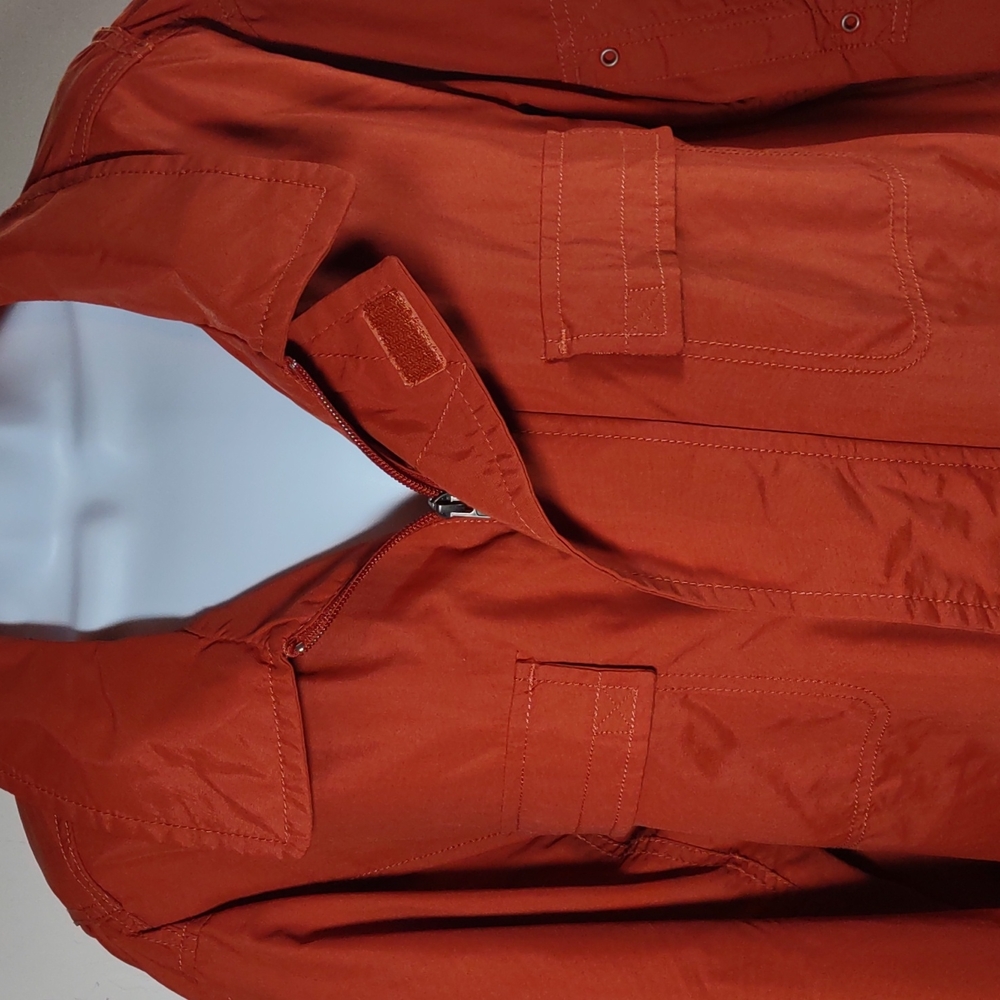 Lands' End Nylon Windbreaker Style Utility Jacket. - Picture 2 of 13